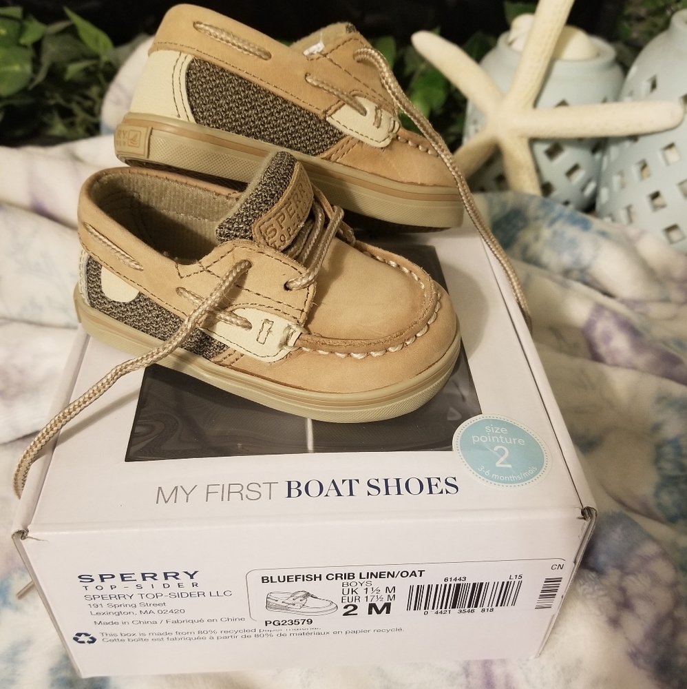 Infant Sperry Top-Sider Boat Shoes sz2